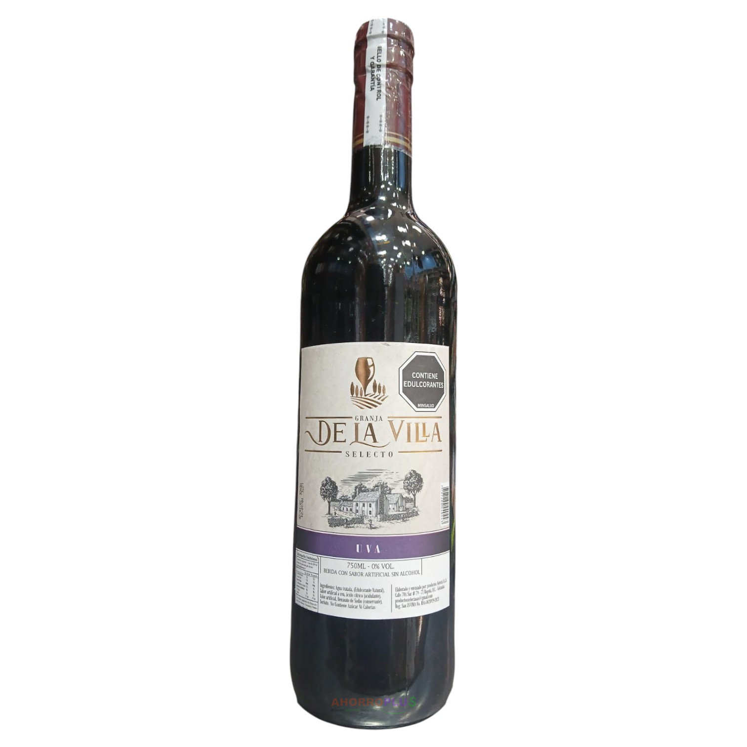 VINO DE LA VILLA UVA BT 0 GRADOS NVD CJ*12