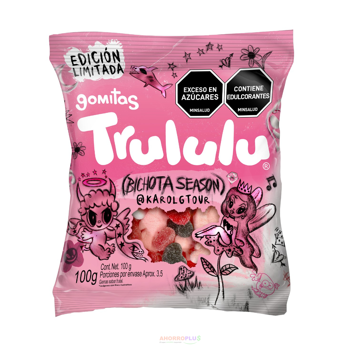GOMAS TRULULU BICHOTA 100GR*12 CJ*12