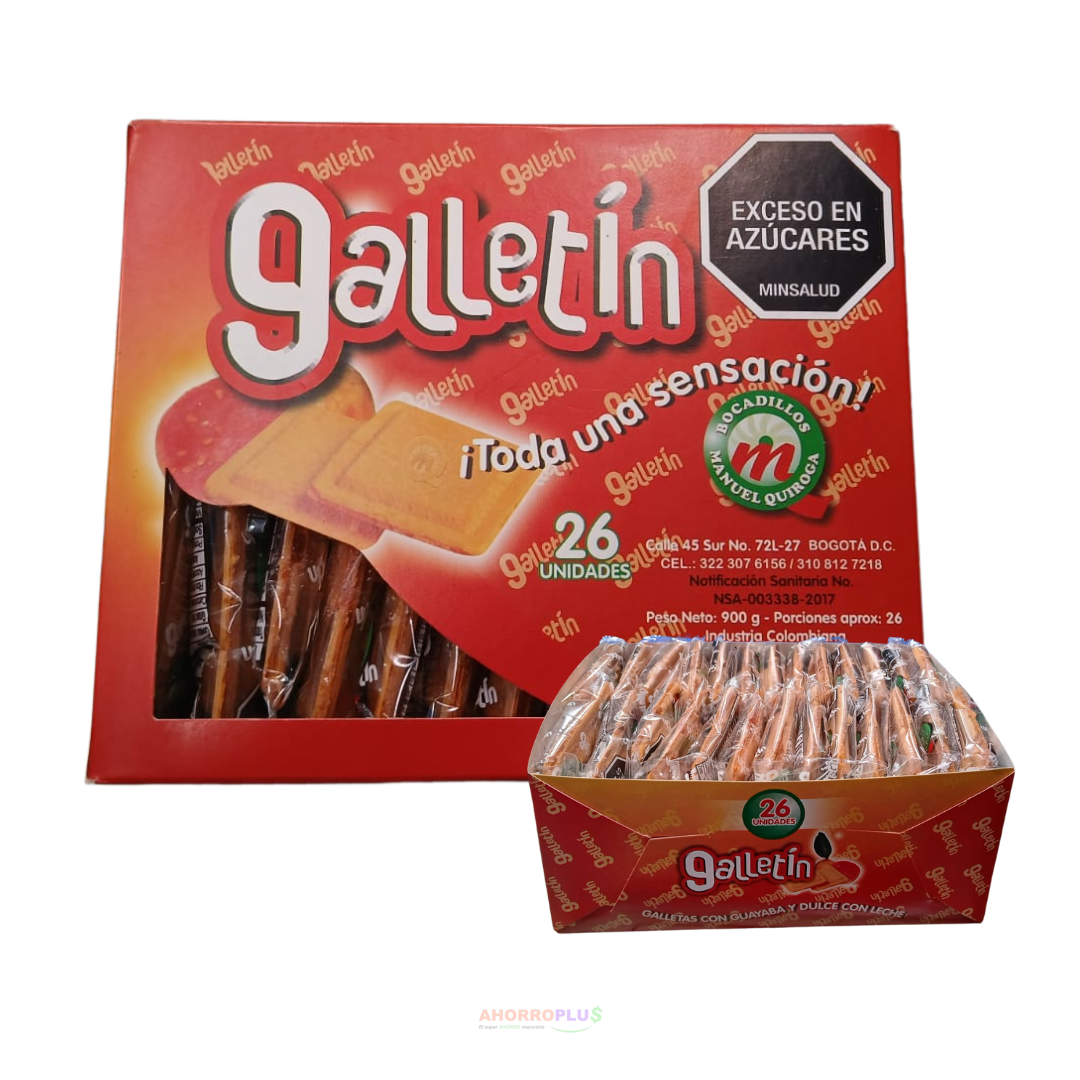 GALLETAS GALLETIN *26UND *900GR