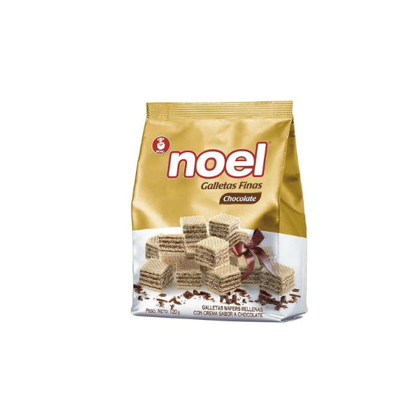 WAFER NOEL CUBOS DE CHOCOLATE 120GR NVD CJ*12