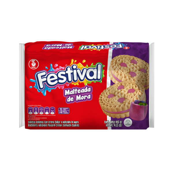 GALLETA FESTIVAL MALTEADA MORA *4*24