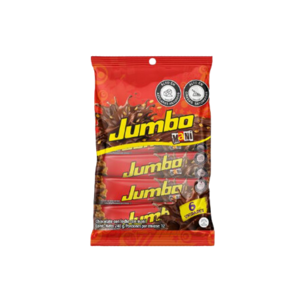 CHOCOLATINA JUMBO MANI BJA*6 21GR CJ*48