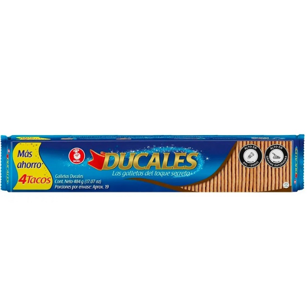 GALLETAS DUCALES 4 TACOS 430GR CJ*24