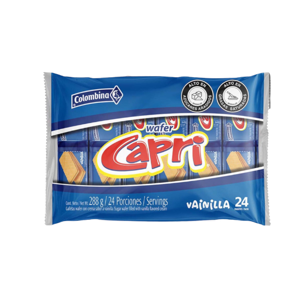 GALLETA CAPRI VAINILLA *24 CJ*24