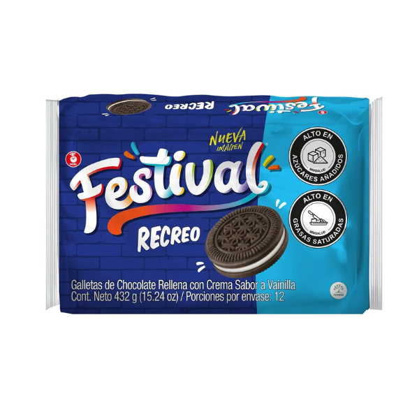 GALLETA FESTIVAL*4 S.RECREO CJ*24