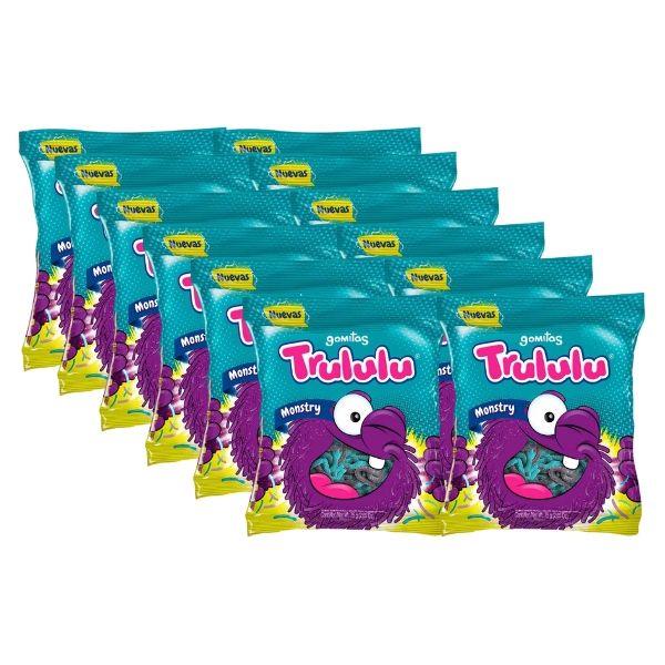 GOMAS TRULULU PEQ*12 90GR S.MONSTRY