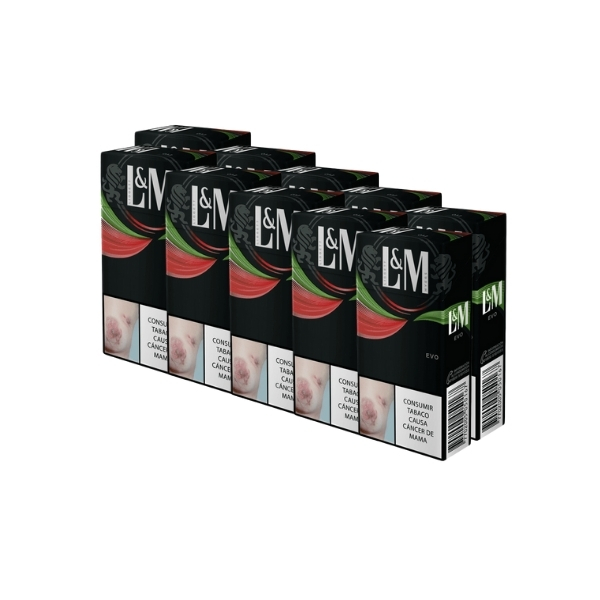 CIGARRILLO L&M VERDE ROJO (SANDIA) KS 10 CJ*50
