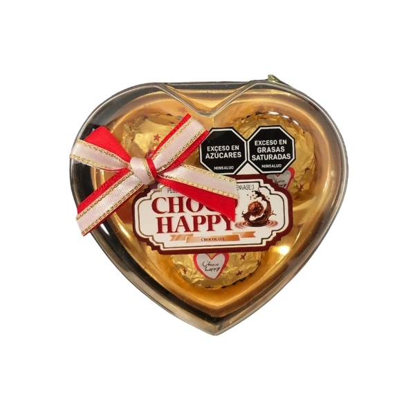 CHOCOLATE CHOCOHAPPY CORAZON*3 DORADO*90