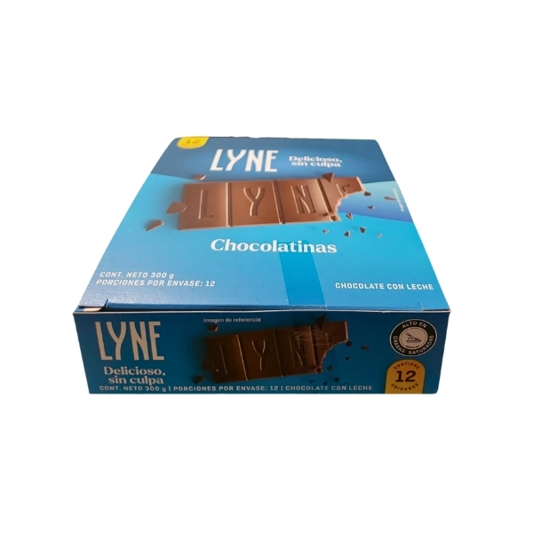 CHOCOLATINA LYNE LECHE*12 300GR CJ*12