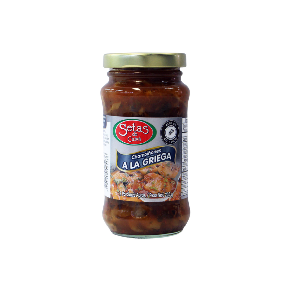 SETAS DE CUVIA CHAMPIÑONES A LA GRIEGA 235GR CJ*12