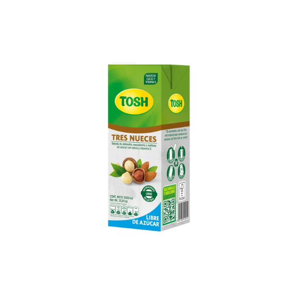 BEBIDA TOSH TRES NUECES 1000ML CJ*12