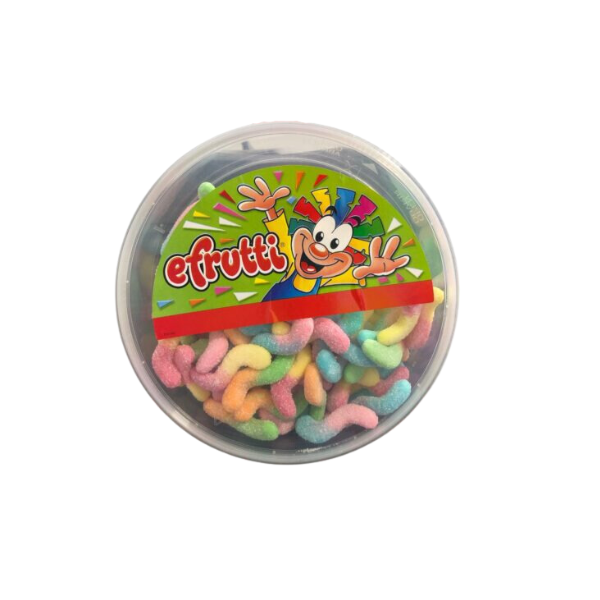GOMAS EFRUTTY SOUR GLOWWORS 500GR*12