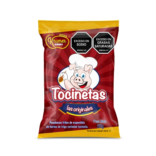 KRUMER TOCINETAS MIEL PAQ*12 30GR