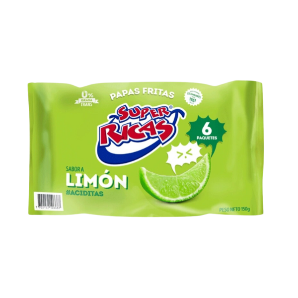 SUPER RICAS LIMON PAQ*12 25GR