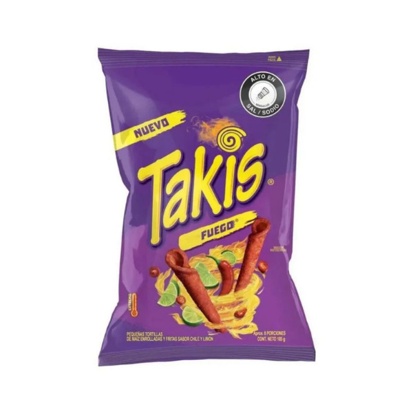 TAKIS  FUEGO BOLSA 185GR