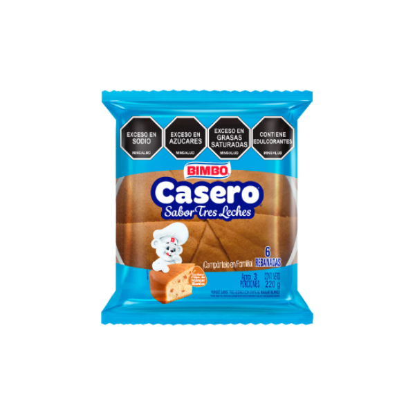 BIMBO PONQUE 3 LECHES 220GR