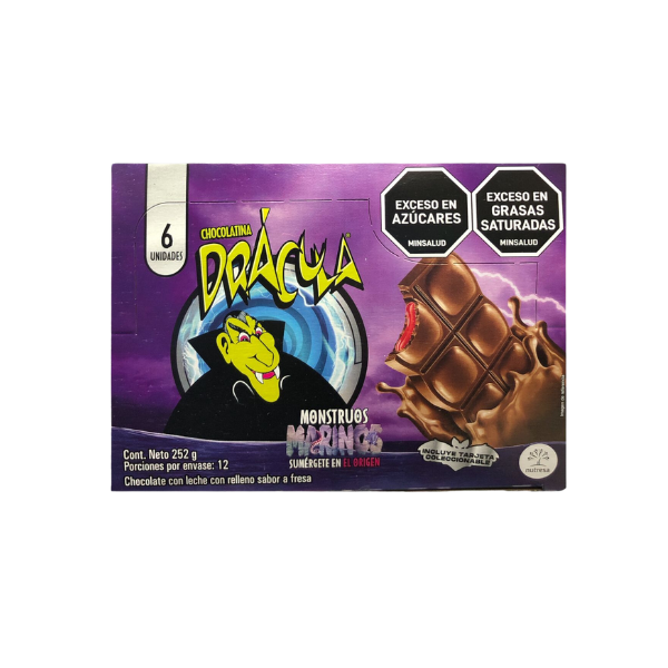 CHOCOLATINA DRACULA HALLOWEN*6 252GR*12
