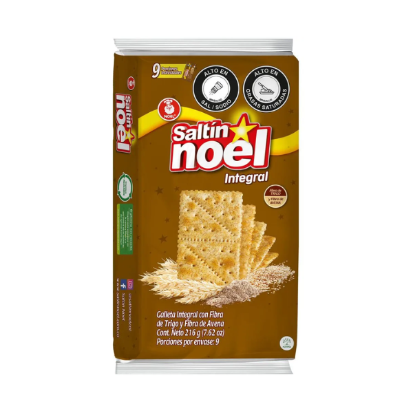 GALLETAS SALTIN NOEL INTEGRA  9*3 216GR CJ*24