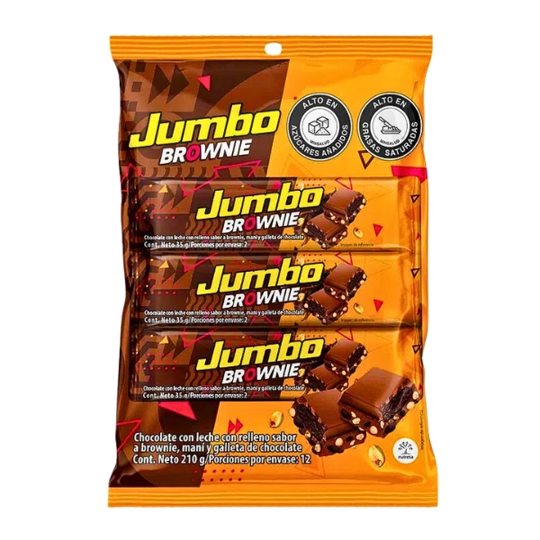JUMBO BROWNIE*6 210G