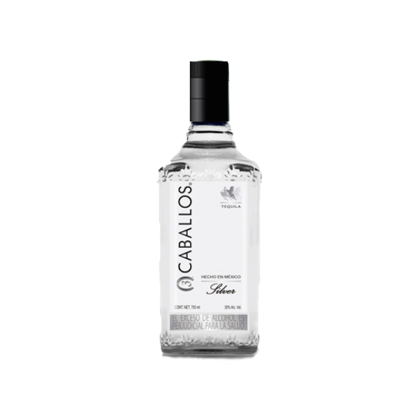 TEQUILA TRES CABALLOS SILVER LITRO*12