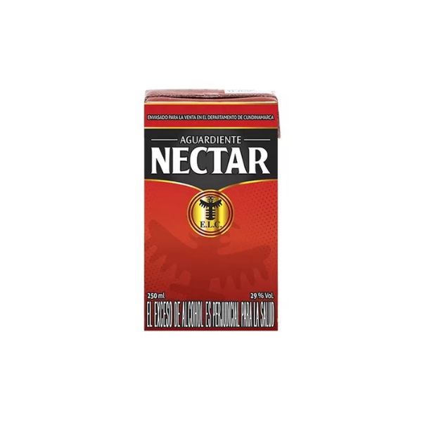 AGUARDIENTE NECTAR ROJO 1/4 250*24