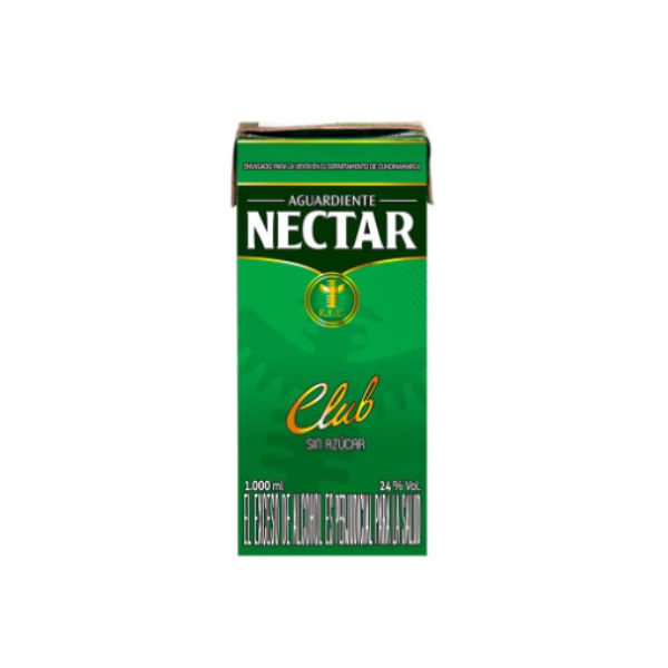AGUARDIENTE NECTAR CLUB LT 1000*12