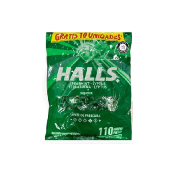MENTA HALLS PEPA YERBABUENA *110*28