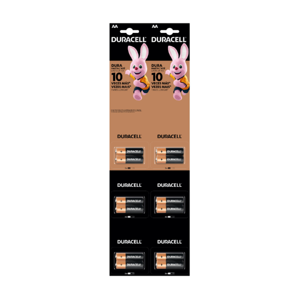 PILAS DURACELL RISTRAS AA*6 CJ*10