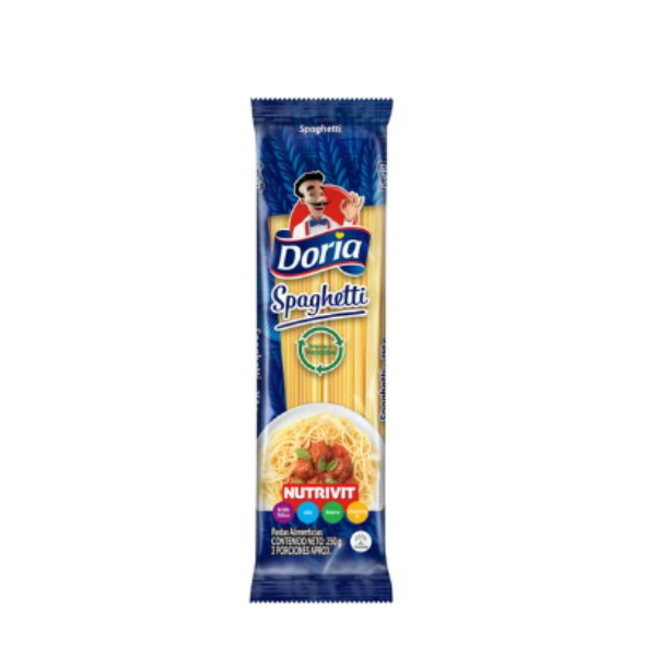 DORIA PASTA SPAGHETTI CLASICA 250GR CJ*24