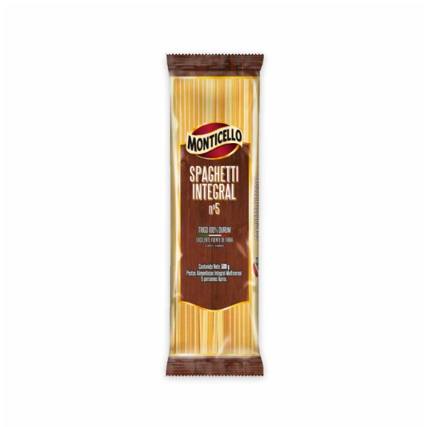 MONTICELLO SPAGHETTI INTEGRAL N.5 500GR CJ*24