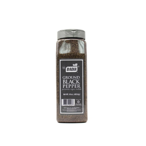 BADIA GROUND BLACK PEPPER 453GR CJ*6