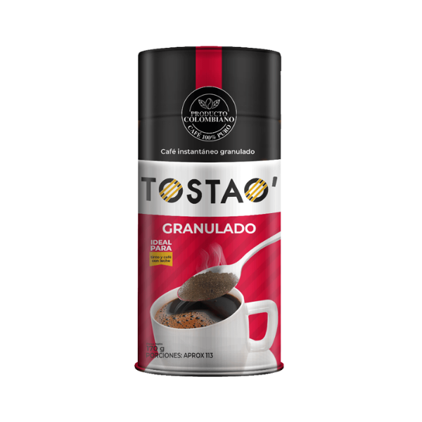 TOSTAO CAFÉ GRANULADO TARRO 170GR*12