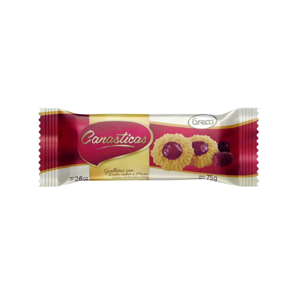 GALLETAS CANASTICAS DULCE DE MORA 75GR