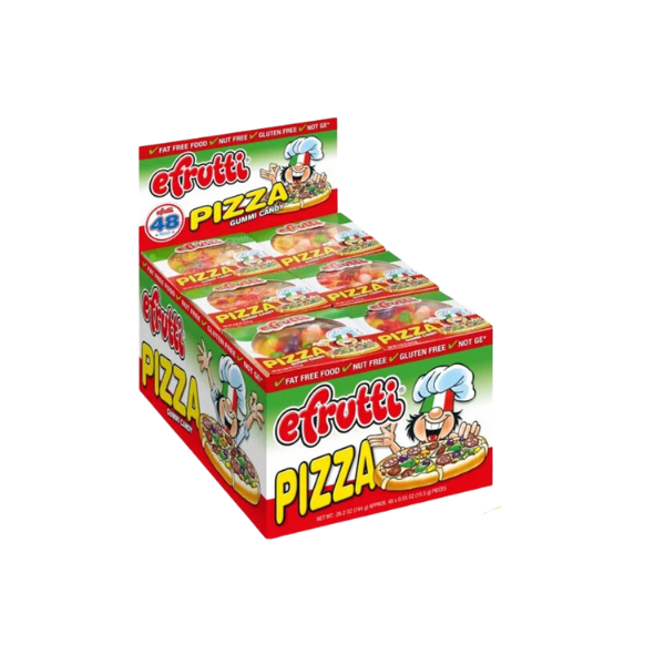 GOMAS EFRUTTY PIZZA GUMMI CANDY*48 744GR