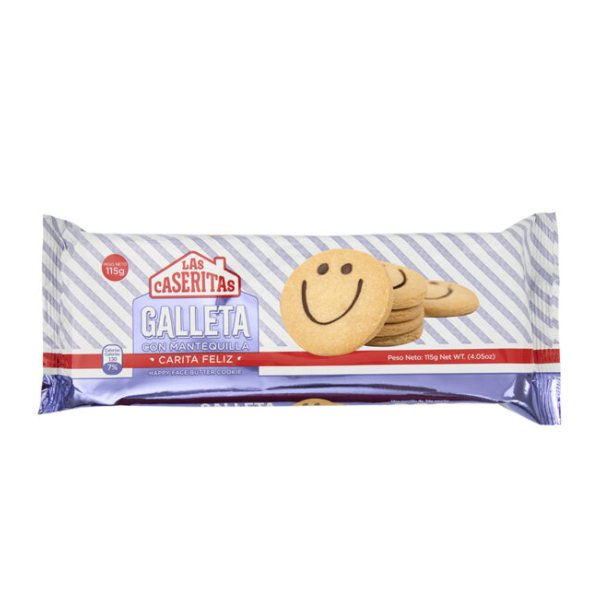 GALLETAS CARITA FELIZ CASERIAS 115GR