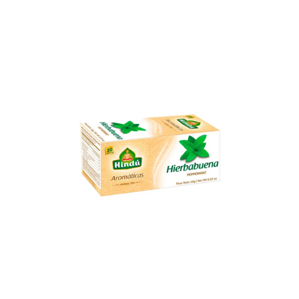 AROMATICAS HINDU HIERBABUENA*20 PORCIONES 18GR*20
