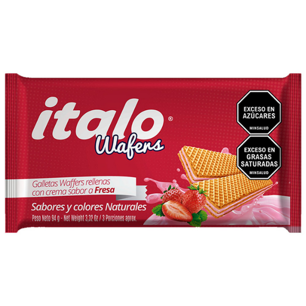 GALLETA WAFER ITALO FRESA PEQ 94GR