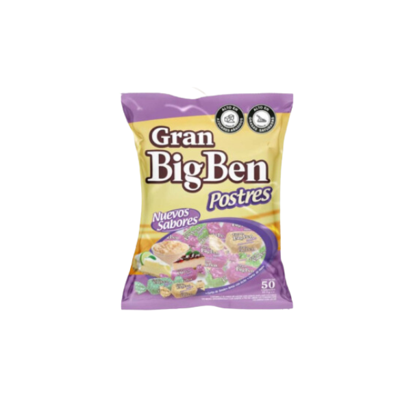 CARAMELO GRAN BIG BEN POSTRES*400GR *50UN CJ*24