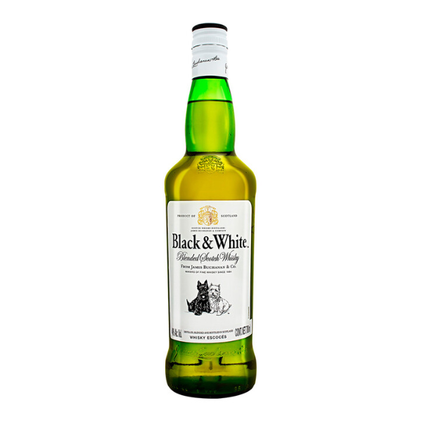 WHISKY BLACK AND WHITE BOTELLA CJ *12
