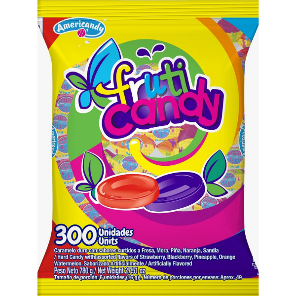 HLL DULCE AMERICANDY FRUTI CANDY *300 780GR