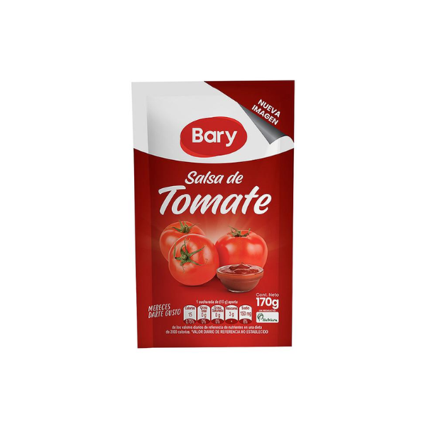 SALSA DE TOMATE BARY 170GR CJ*26