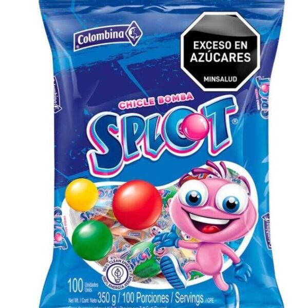 CHICLE SPLOT*100 350GR*16