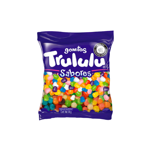 GOMAS TRULULU PEQ 90GR SABORES *12