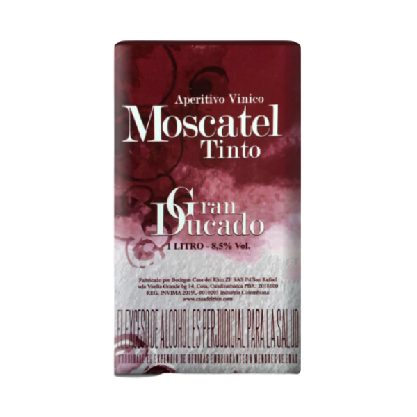 VINO MOSCATEL TINTO GRAN DUCADO LT