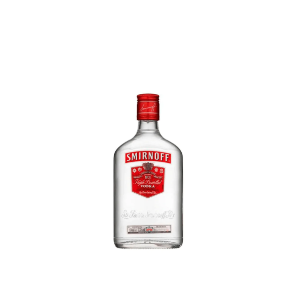 VODKA SMIRNOFF ROJO 1/2 MEDIAS CJ *24