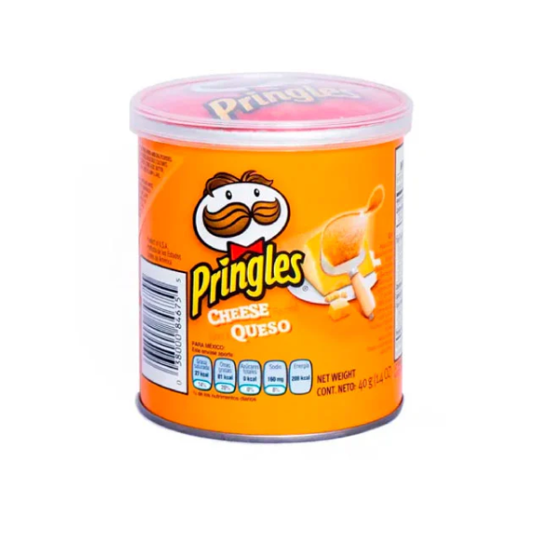 719 PAPAS PRINGLES PEQ 40GR QUESO CJ*12