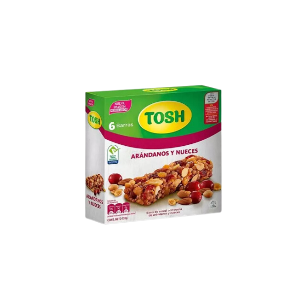 864 BARRA CEREAL TOSH *6 ARANDANOS CJ*16