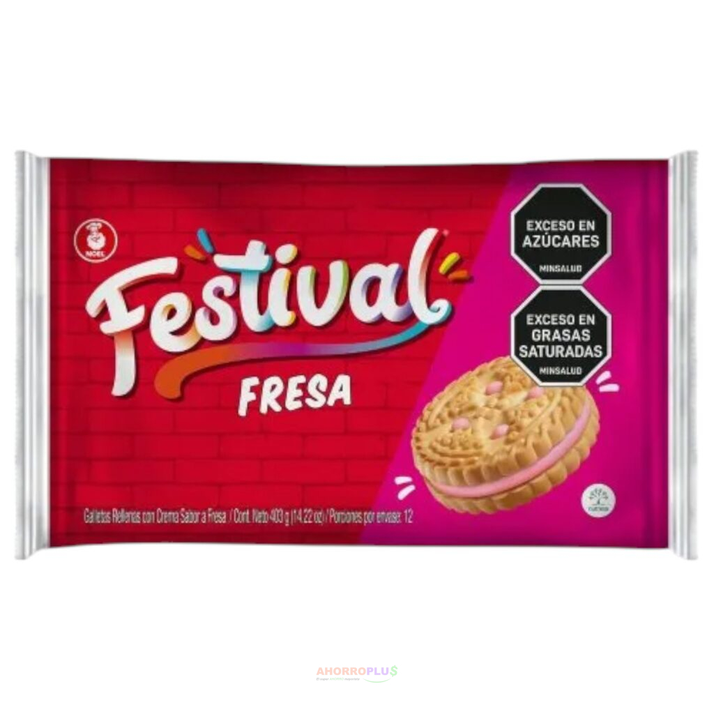 105 GALLETA FESTIVAL*4 S.FRESA*24