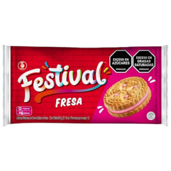 106 GALLETA FESTIVAL*6 S.FRESA *24