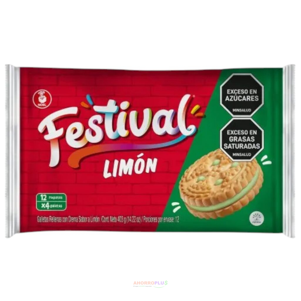 107 GALLETA FESTIVAL*4 S.LIMON*24